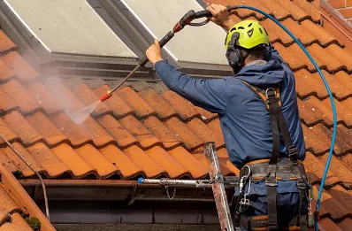 Démoussage et hydrofuge de toiture à Tigeaux